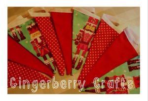 red white and grey bunting