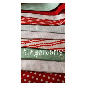 Gingerberry Christmas bunting